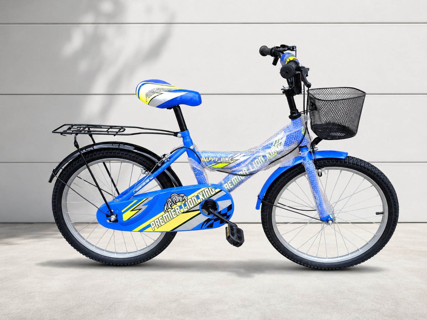 Lion King size 20 kids bike with durable steel frame, stylish Lion King graphics, comfortable seat, and sturdy wheels for young riders.