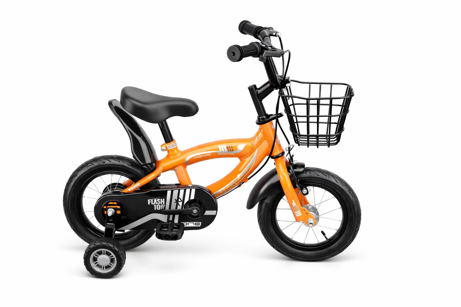Sport Bike Size 12 for kids with sturdy frame, training wheels, comfortable seat, and durable tires for safe and fun riding.
