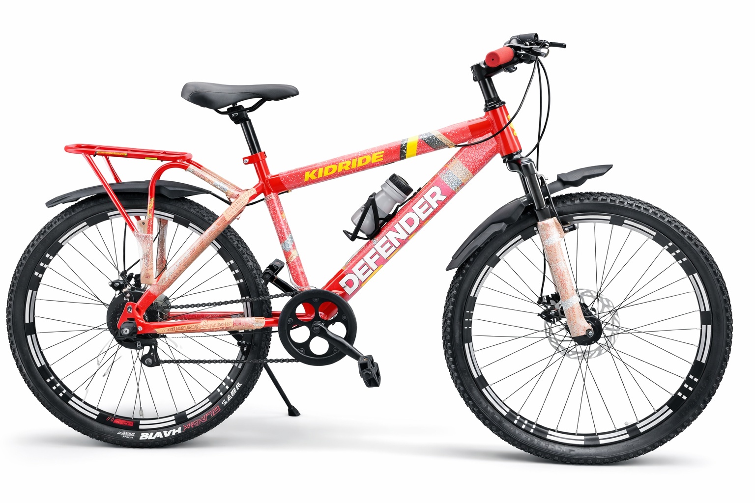 Kidride Size 26 bicycle for adults featuring a strong frame, comfortable saddle, durable tires, and stylish design for everyday riding.
