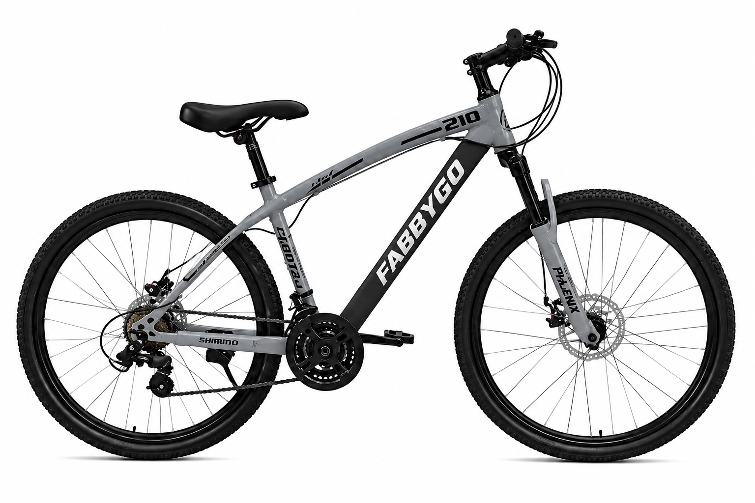 Fabbygo Size 26 bicycle with sturdy frame, stylish design, comfortable saddle, and durable tires, ideal for teenagers and adults f or dailyriding and recreation